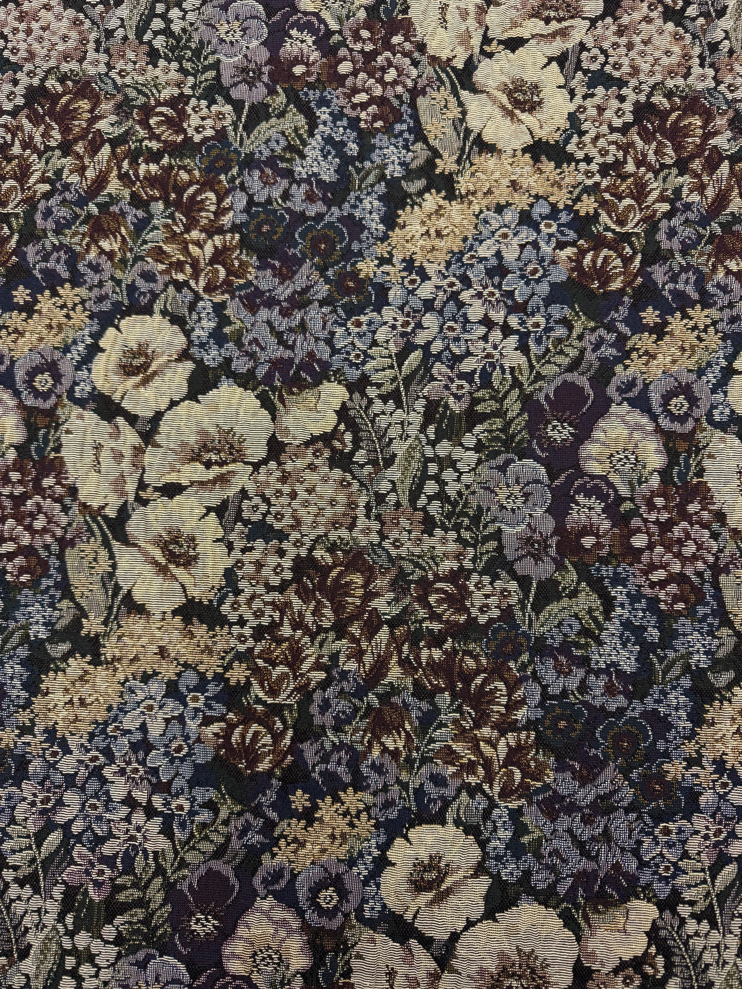 Jacquard floral gobelin mechanical stretch