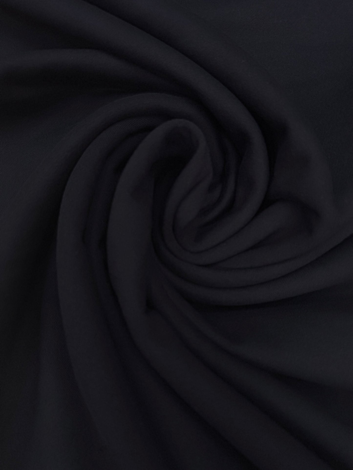 French Terry bio katoen nachtblauw.