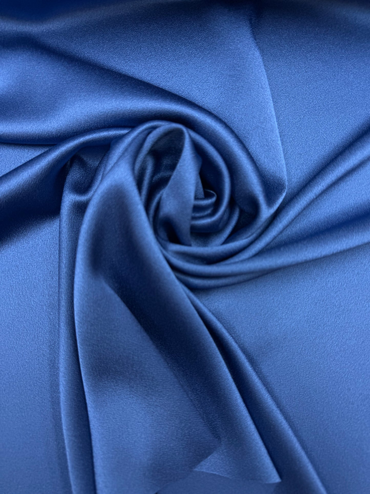 Crepe satijn Cady blauw