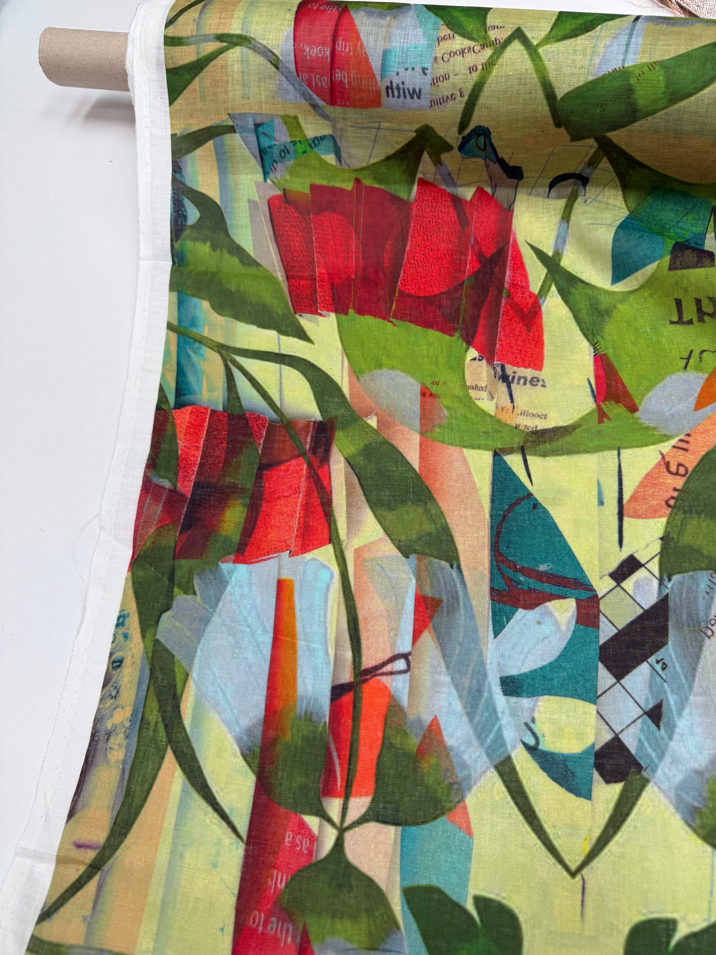 SS2026 Linnen exclusieve print organisch grafisch.