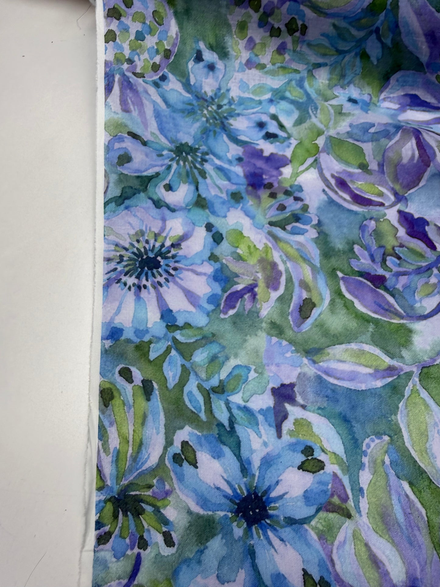 SS2026 Linnen exclusieve print waterverf pastel floral