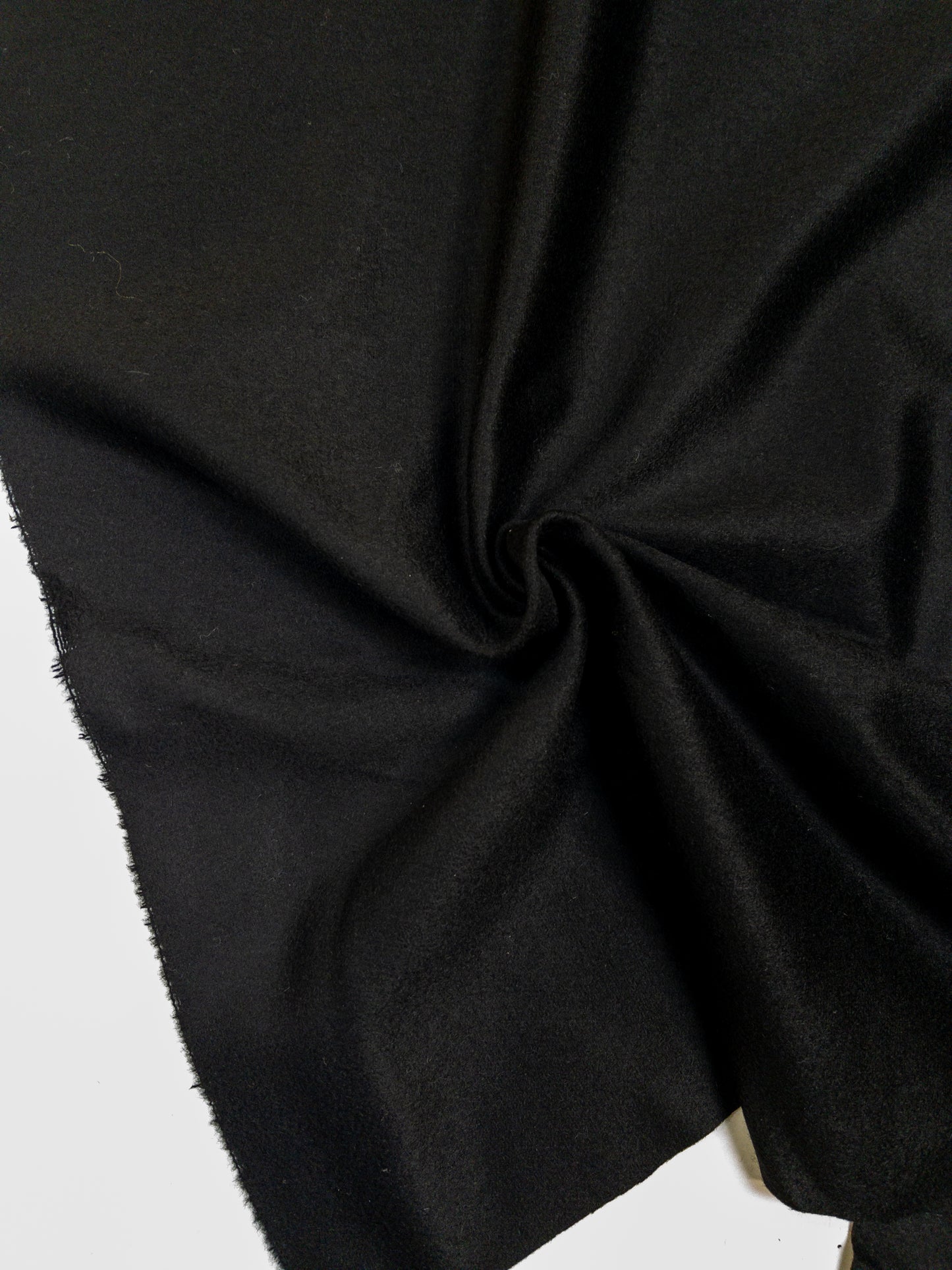 Wool fabric medium thickness color: Black WD19
