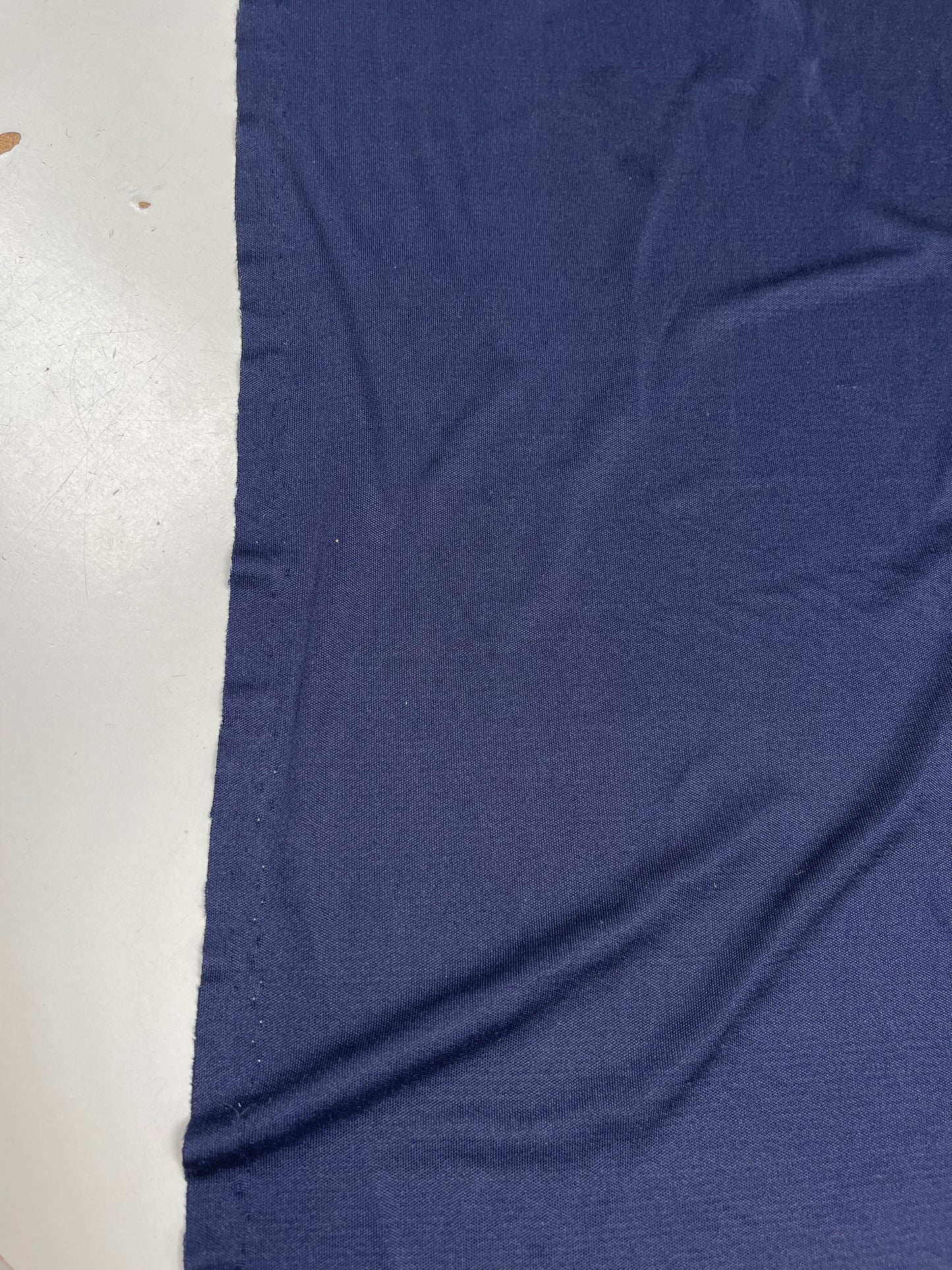 Zijden tricot marine blauw