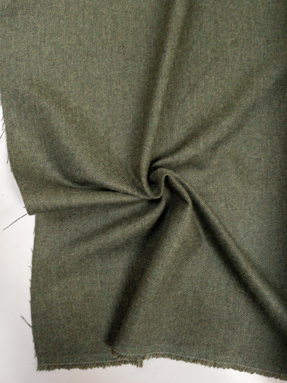 Wool fabric medium thickness color: Green WD15