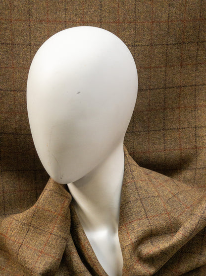 Wool tweed in classic check