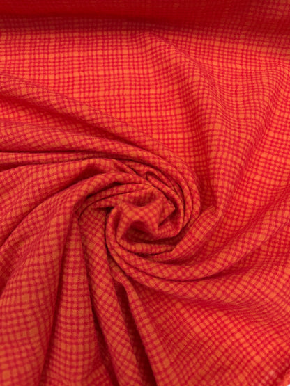 Wool dun oranje rood