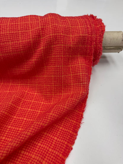 Wool dun oranje rood