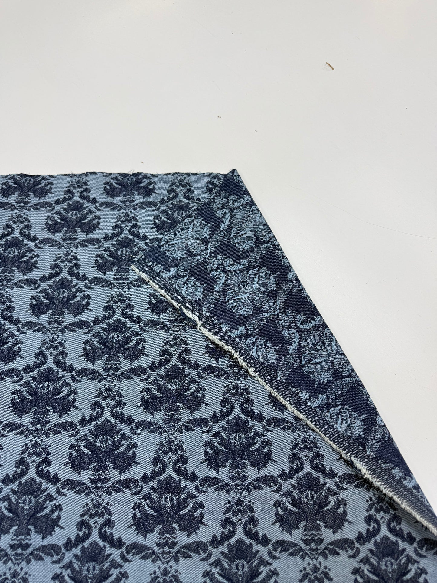 Denim jeans jacquard met stretch
