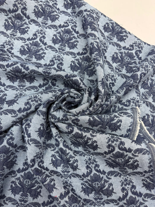 Denim jeans jacquard met stretch