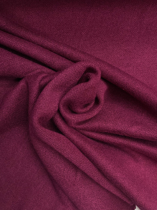 A/W 2024/2025 Breisel viscose blend medium dikte kleur aubergine wijn rood