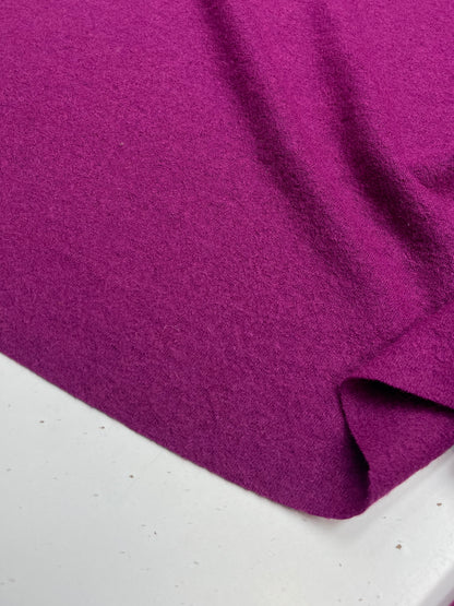 Gekookte wol / viscose cerise