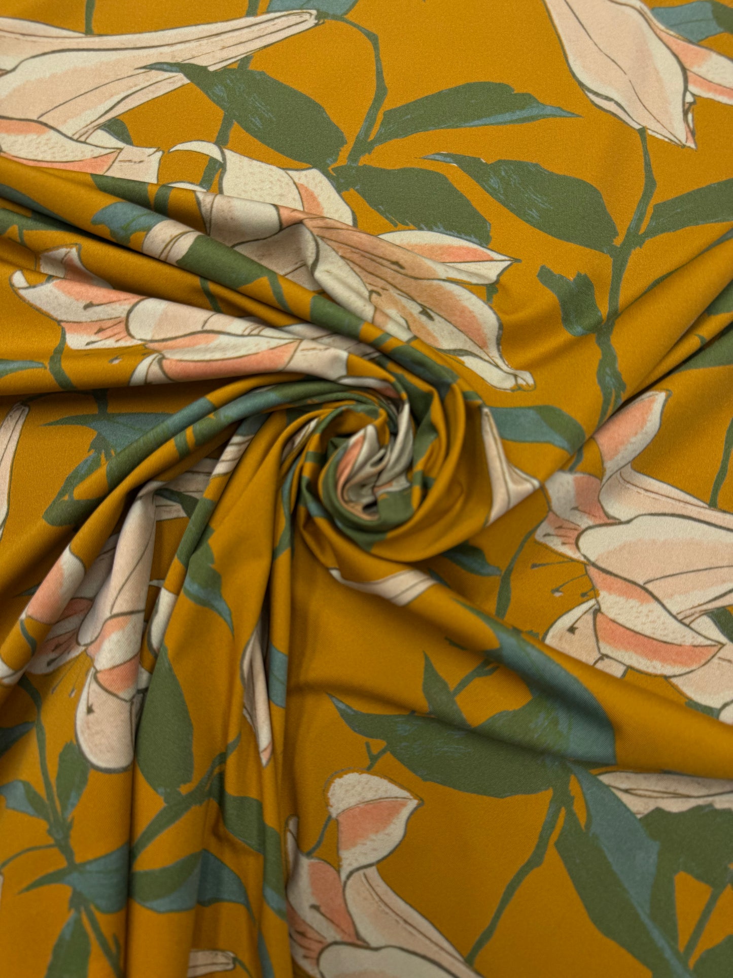 Exclusief dessin travel Italy orange floral