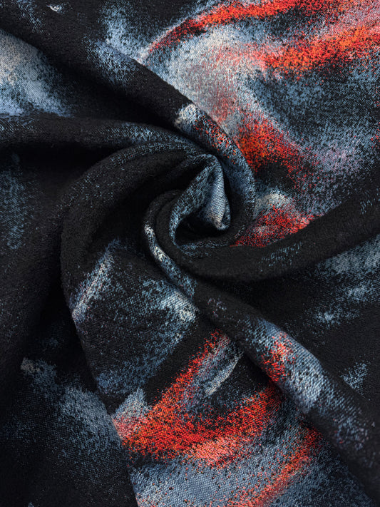 Jacquard stof wol explosion