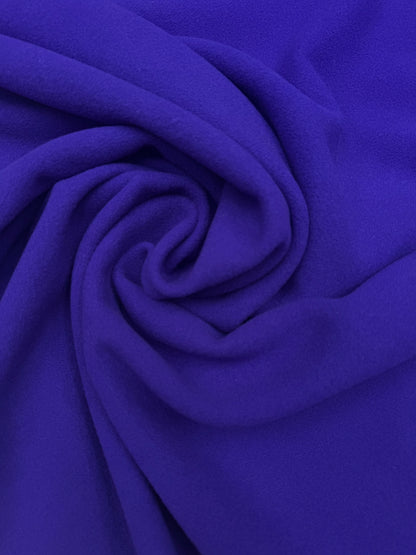 Paarse wollen mantel stof fleece optiek