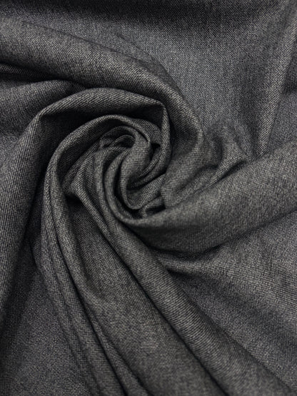 Wol keper pantalon dikte antraciet glans