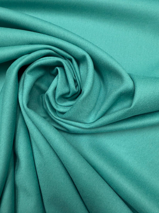 Wol keper pantalon dikte mint blauw