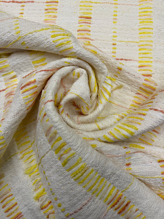 Boucle summer vibe yellow