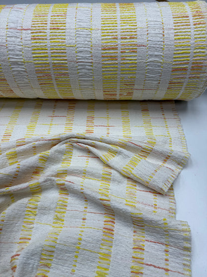 Boucle summer vibe yellow