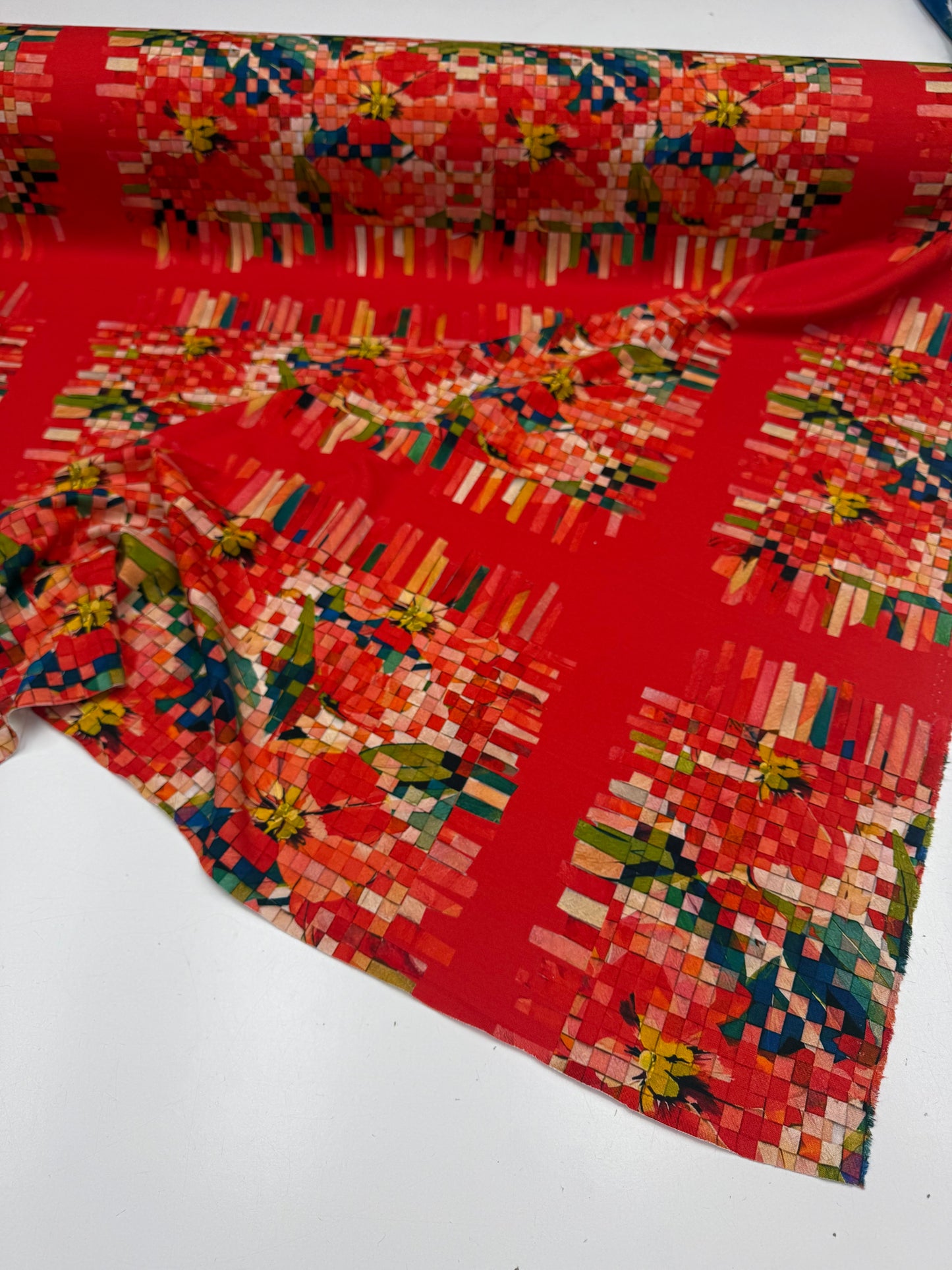 Exclusief dessin punta roze koraal matje