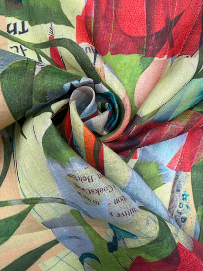 SS2026 Linnen exclusieve print organisch grafisch.