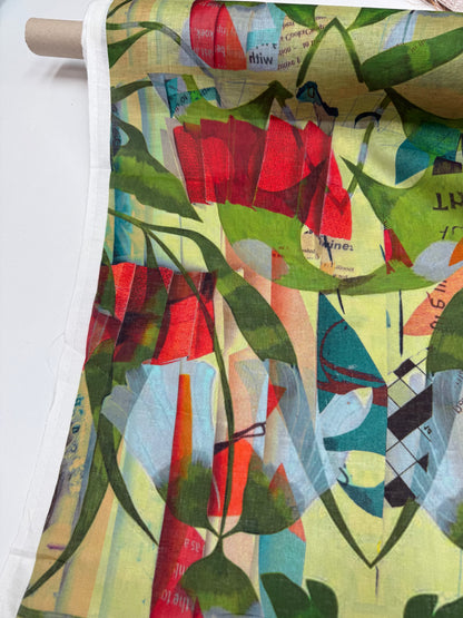 SS2026 Linnen exclusieve print organisch grafisch.