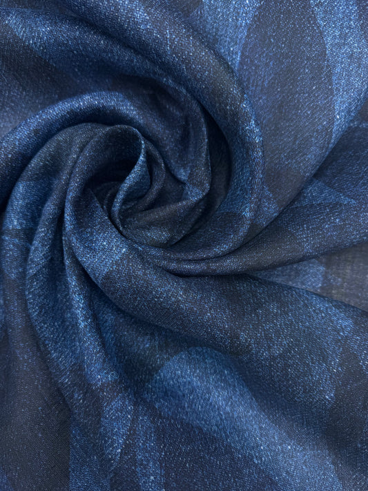 SS2026 Linnen exclusieve print denim grafisch floral