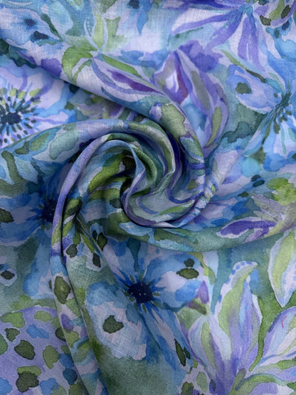 SS2026 Linnen exclusieve print waterverf pastel floral