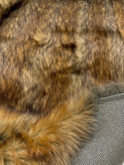 Faux Fur Bont gemêleerd vos bruin