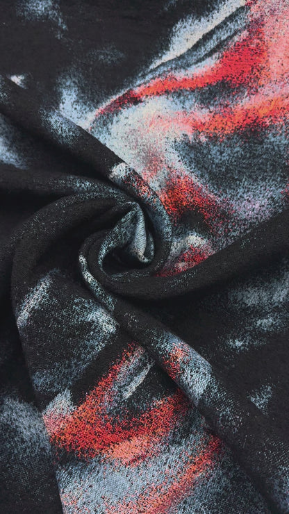 Jacquard stof wol explosion