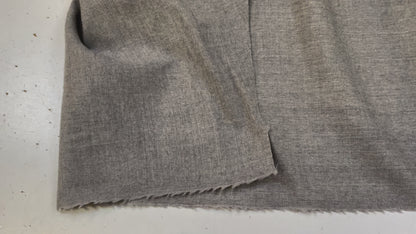 Wool fabric medium thickness color: light gray melange WD18