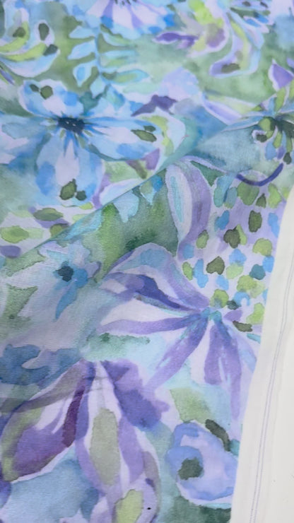 SS2026 Linnen exclusieve print waterverf pastel floral