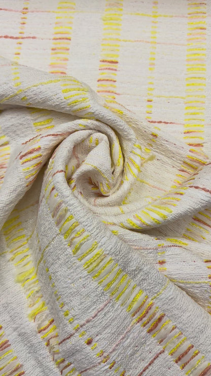 Boucle summer vibe yellow