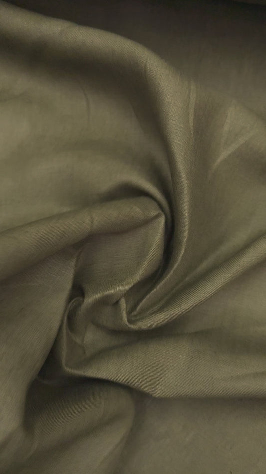 Linnen olijf groen
