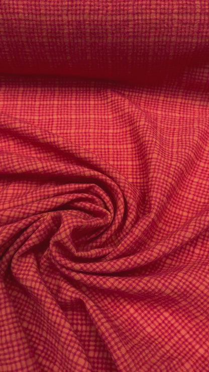 Wool dun oranje rood