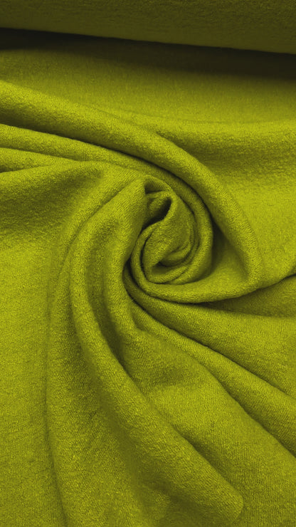 Gekookte wol / viscose lime