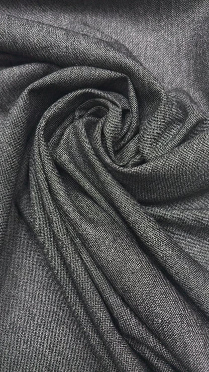 Wol keper pantalon dikte antraciet glans