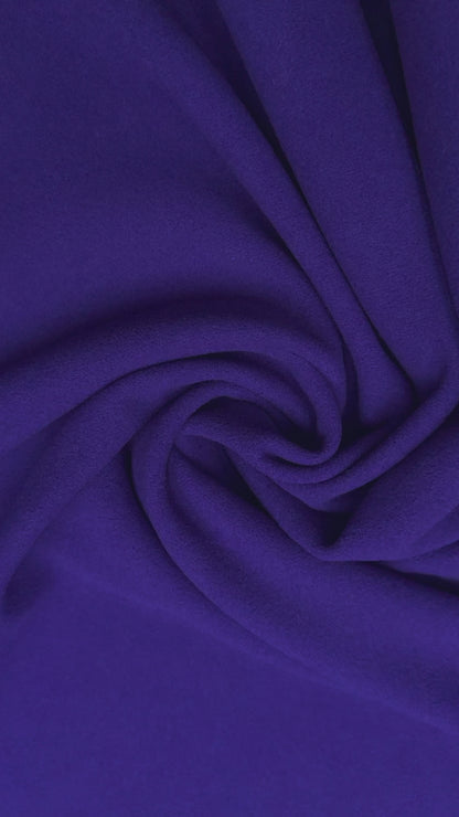 Paarse wollen mantel stof fleece optiek