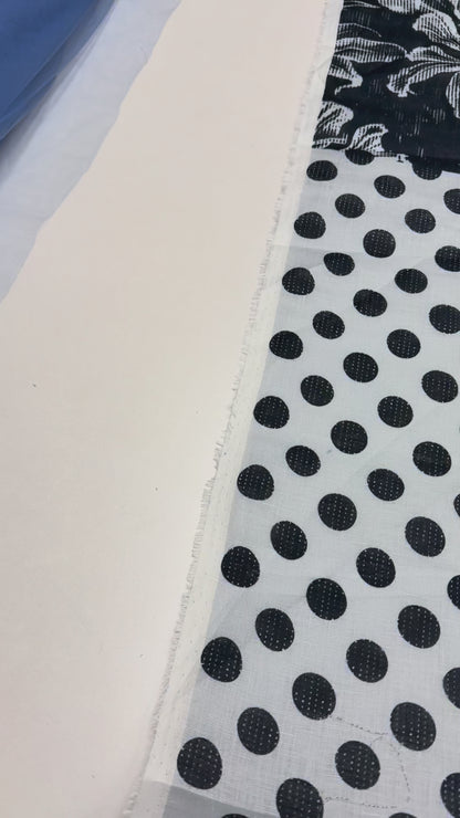 SS2026 linnen paneel bloemen en stippen