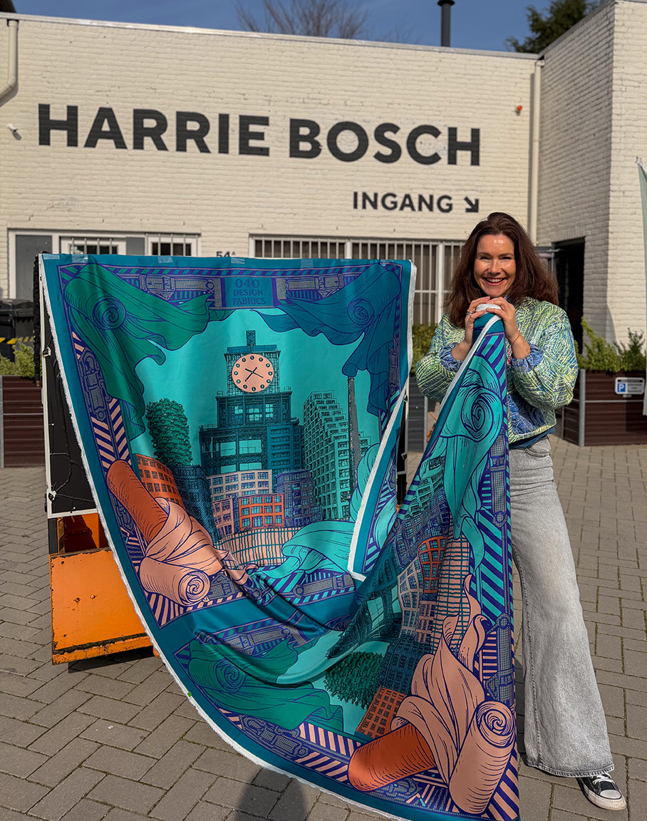 SS2026 zijden twill 040 design fabrics sjaal