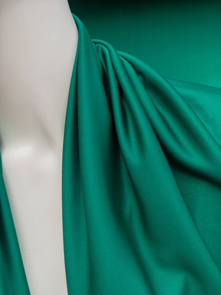 Zijde tricot Emerald groen